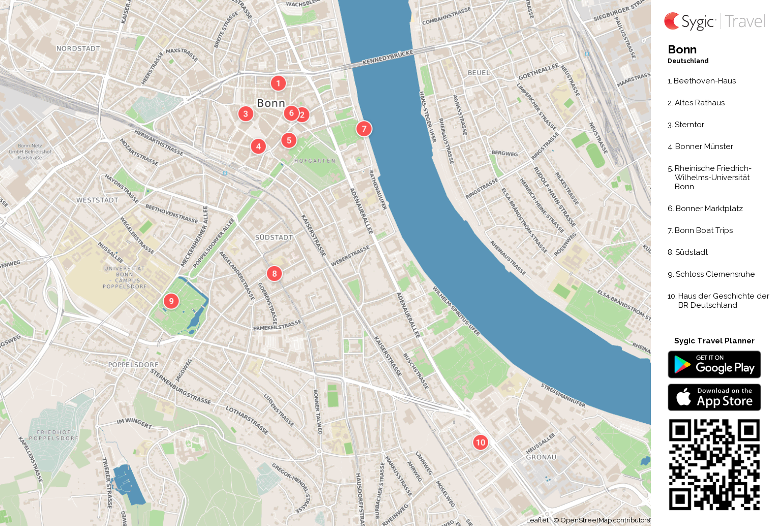 Karte Von Bonn Ausdrucken Sygic Travel