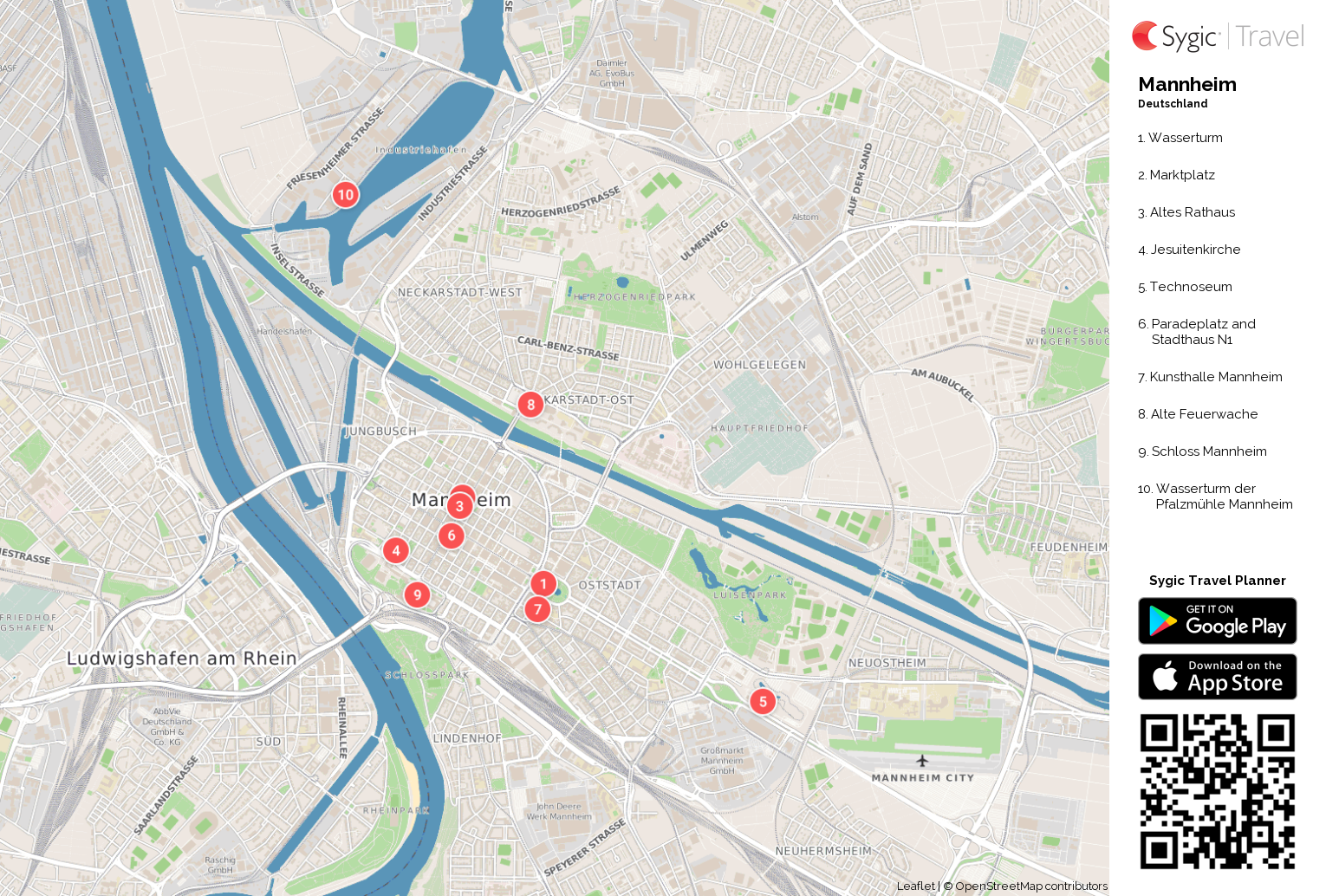 Karte Von Mannheim Ausdrucken Sygic Travel