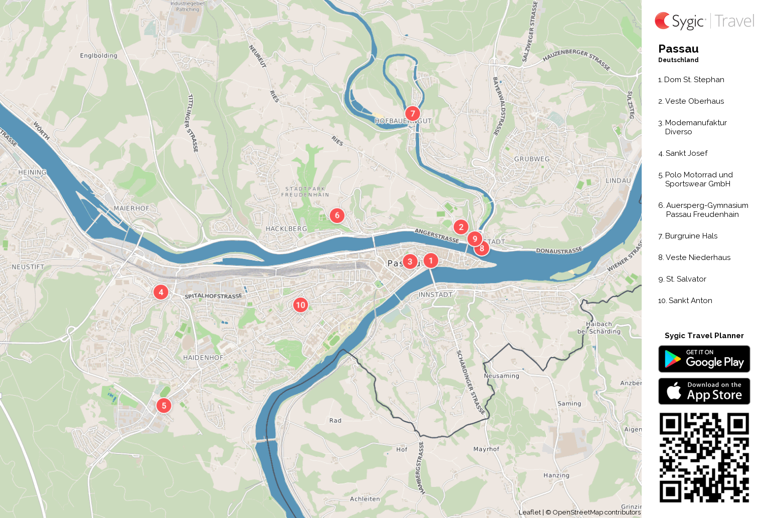 Passau Karte | Karte