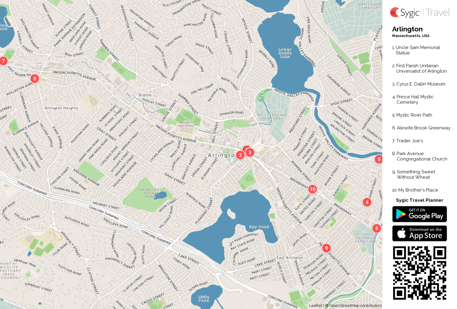 arlington-printable-tourist-map