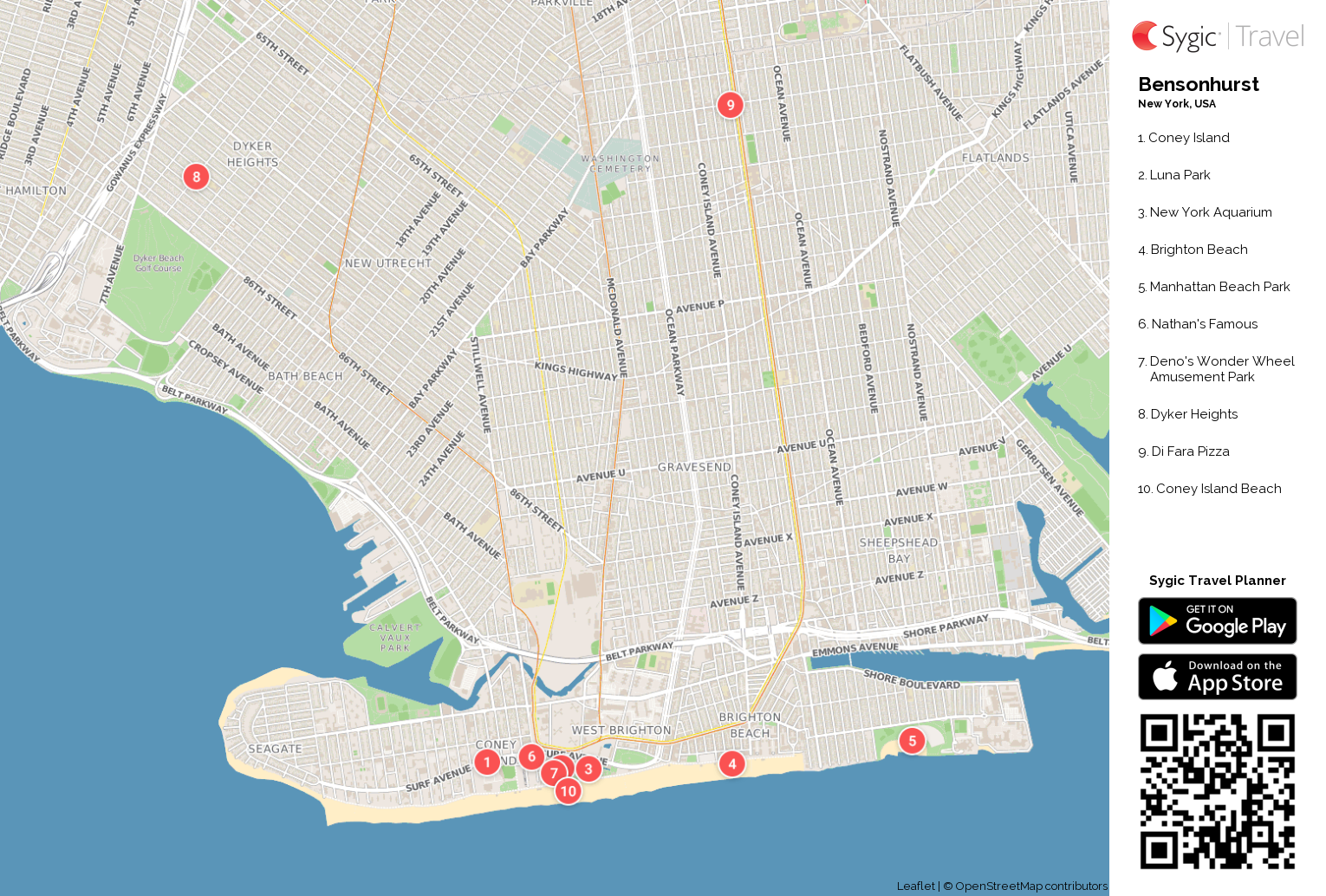 Bensonhurst Printable Tourist Map Sygic Travel - Bensonhurst Printable Tourist Map bensonhurst printable tourist map sygic travel - bensonhurst printable tourist map