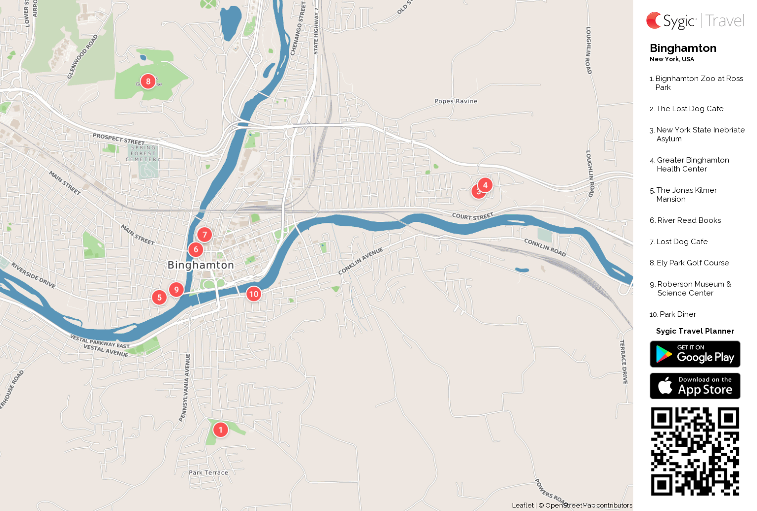 binghamton-printable-tourist-map