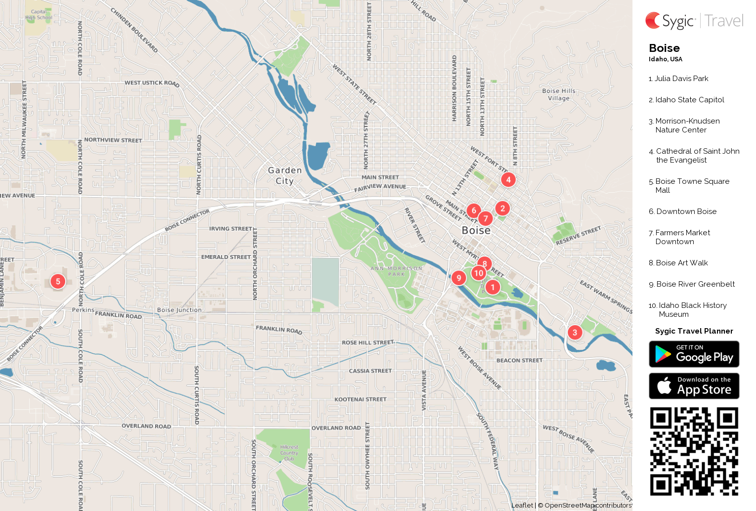 boise-printable-tourist-map-sygic-travel