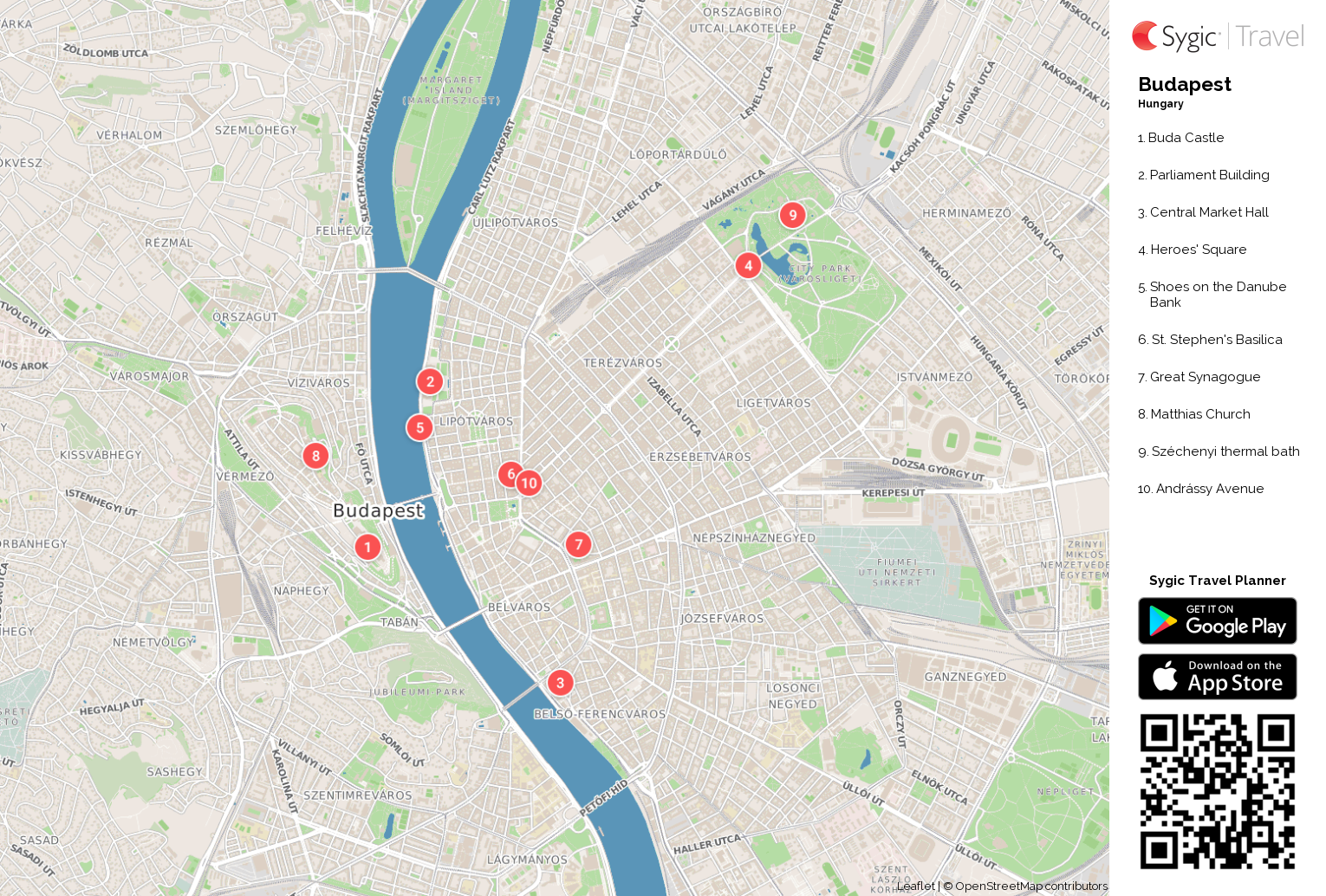 budapest map tourist pdf