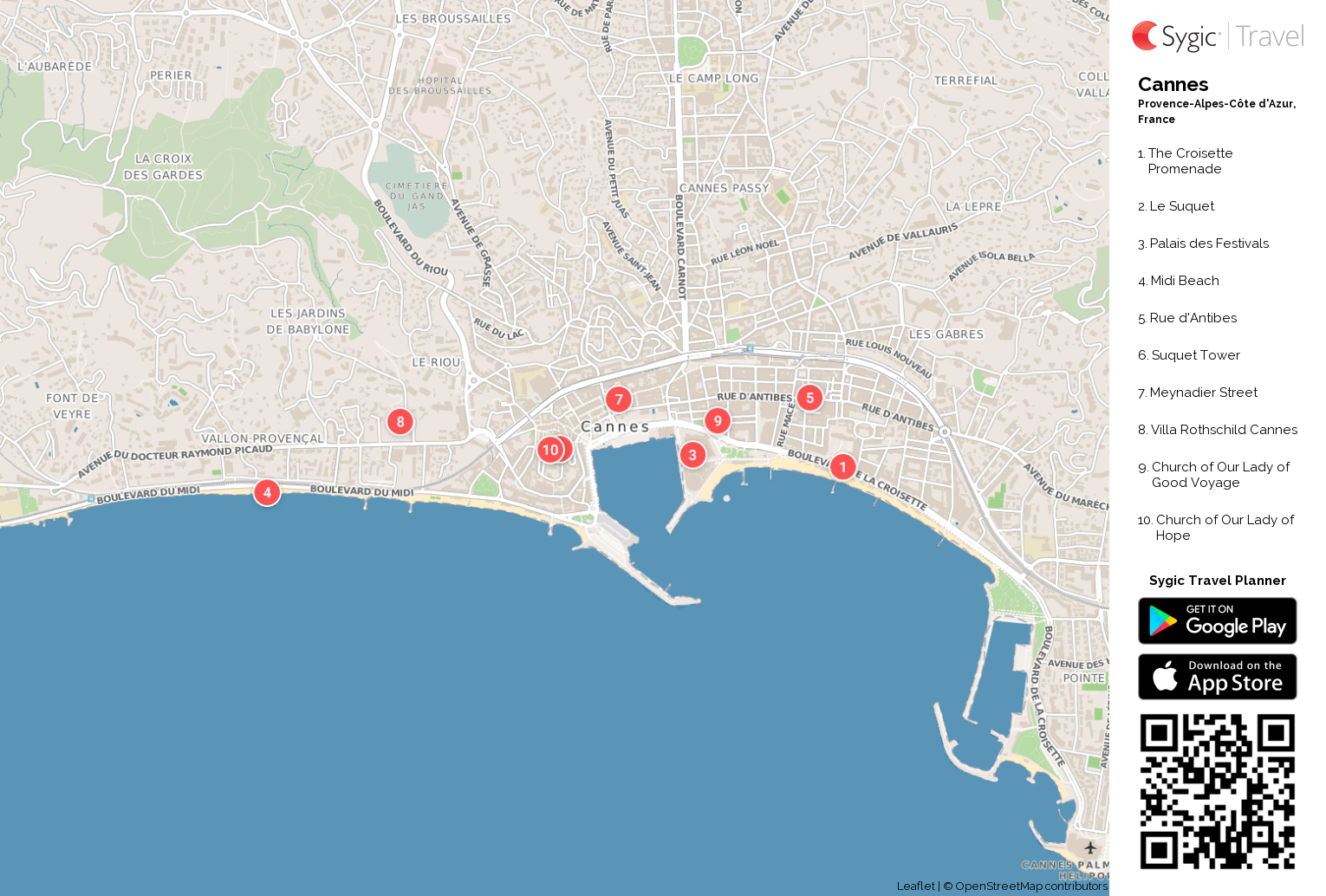 Cannes Map | Gadgets 2018