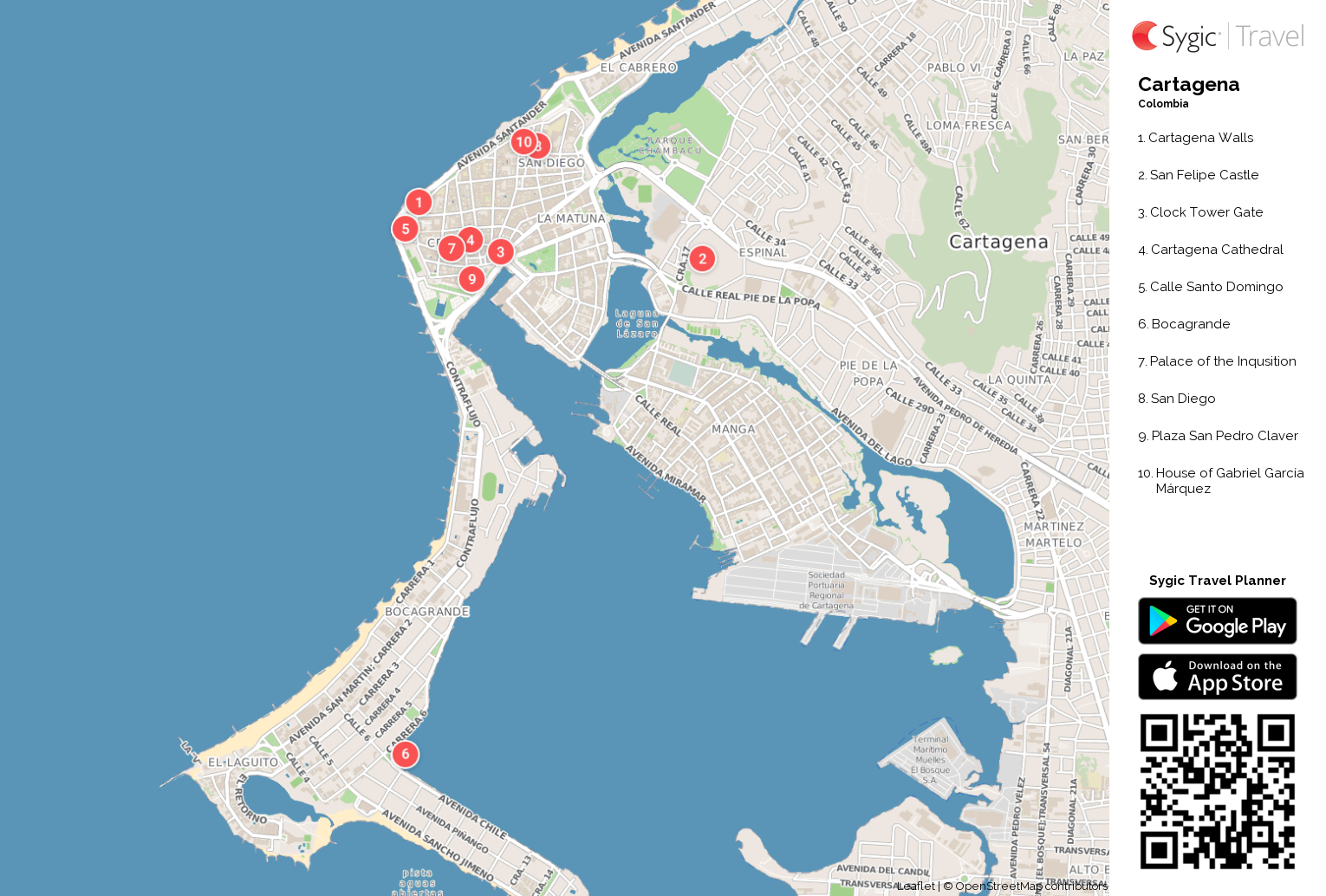cartagena port map