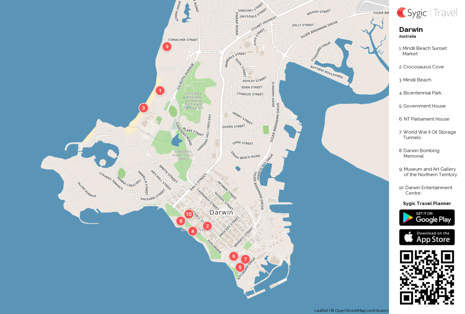 Darwin Printable Tourist Map 87532 ?fileType=png