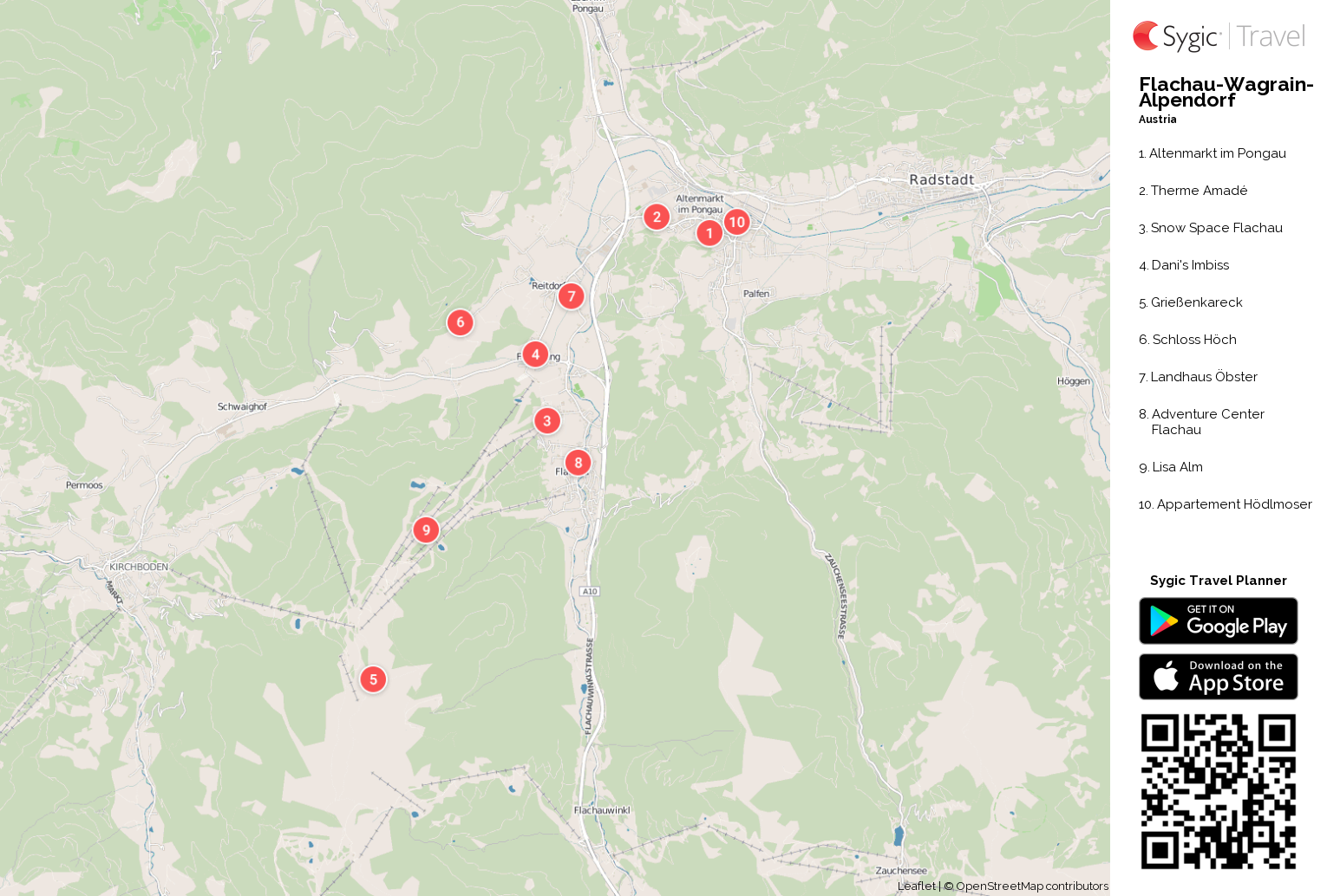 flachau-wagrain-alpendorf-printable-tourist-map