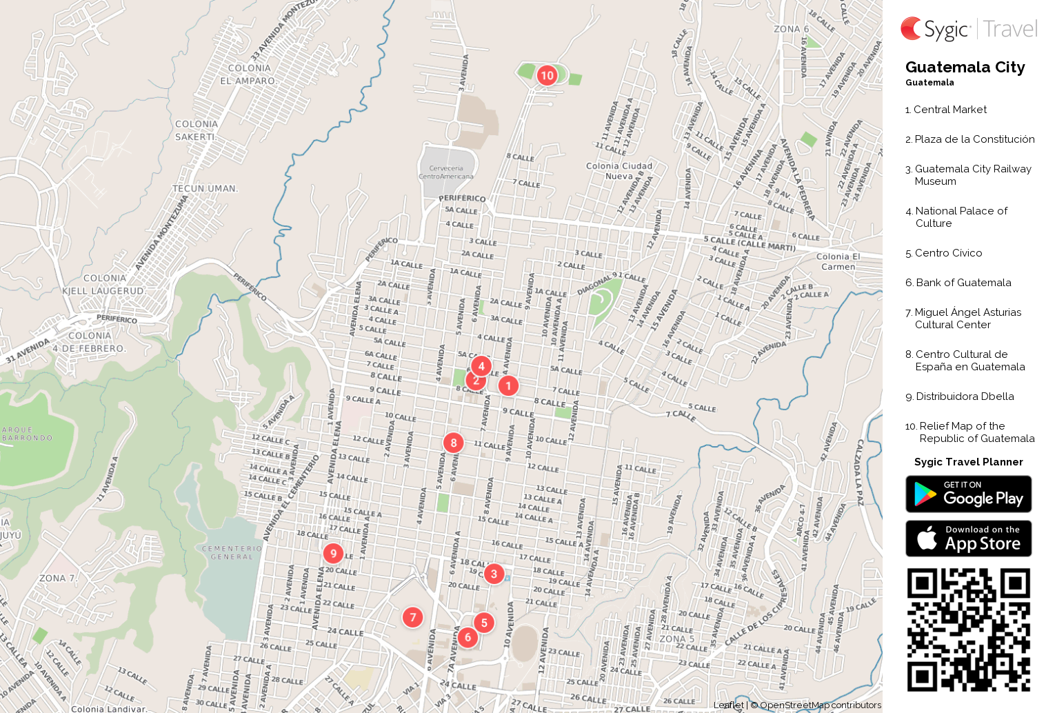 guatemala-city-printable-tourist-map