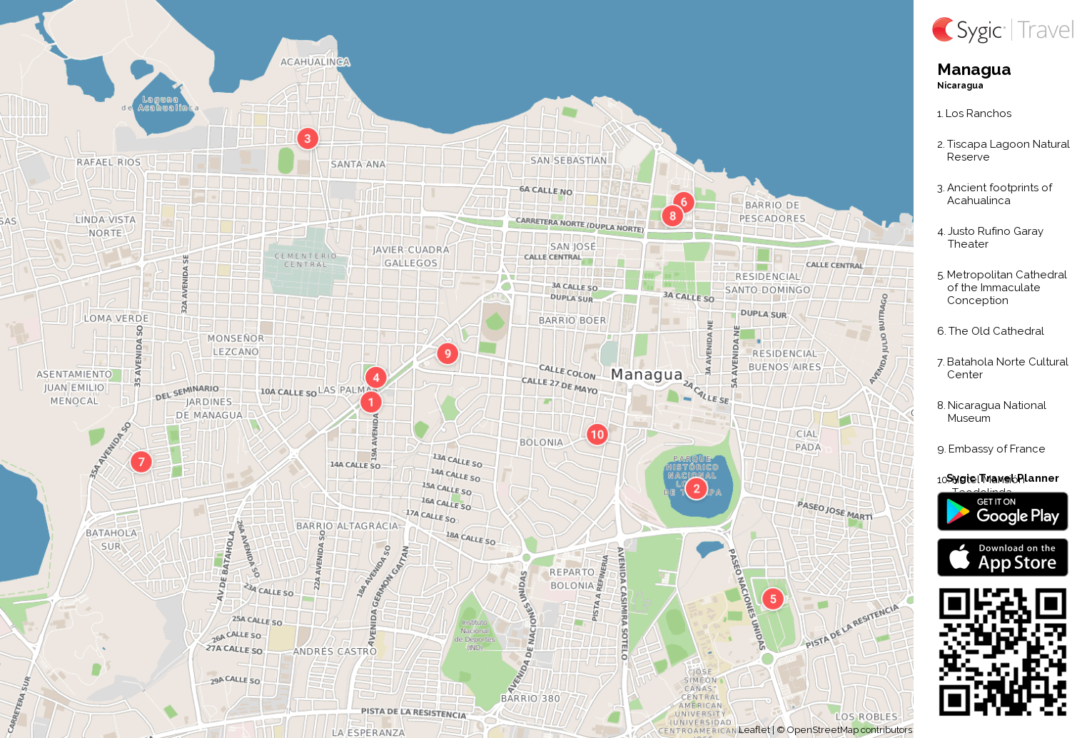 managua-printable-tourist-map