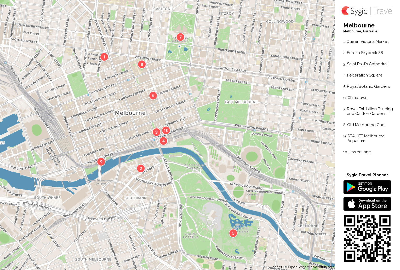 City maps - City of Melbourne