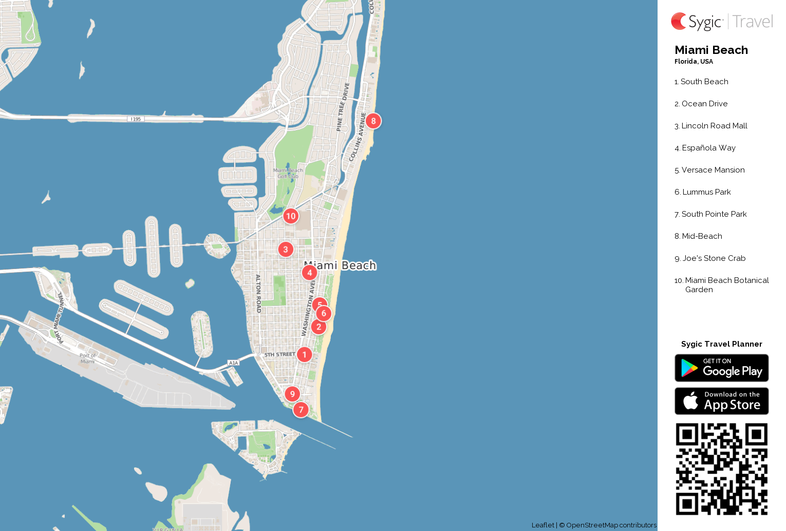 Tourist Map Of South Beach Miami : Hotel In Miami Beach Florida ...