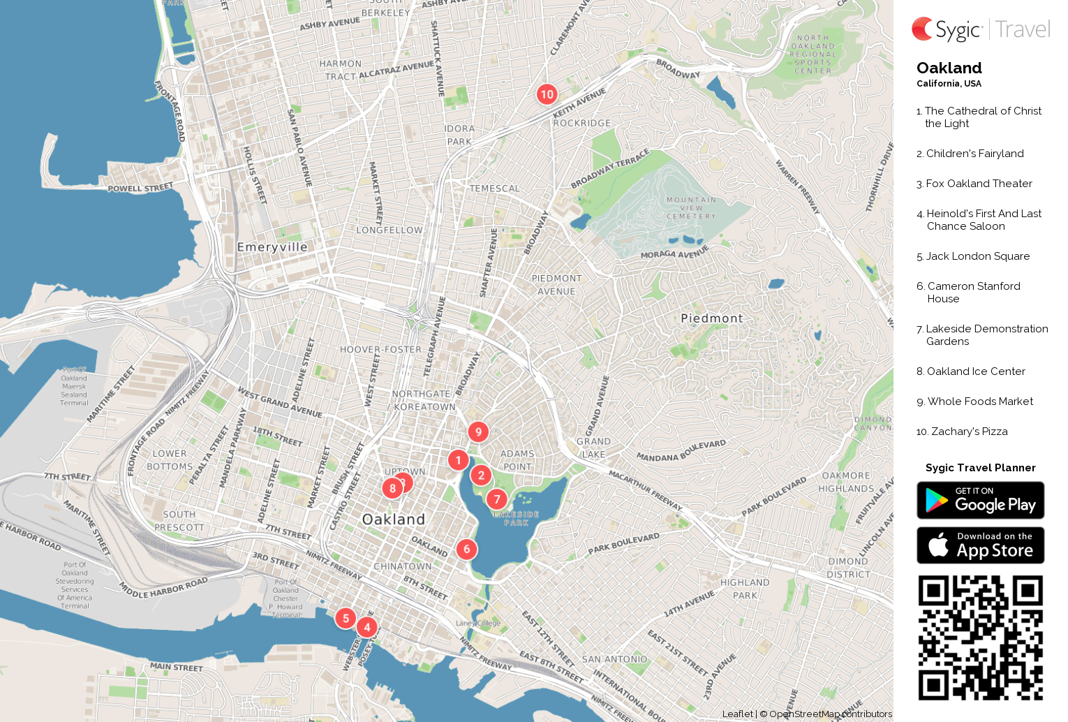 oakland-printable-tourist-map