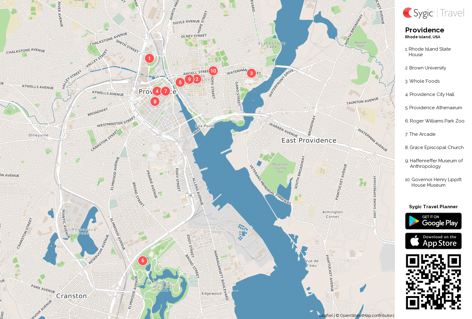 Map Of Downtown Providence Ri - Printable Online