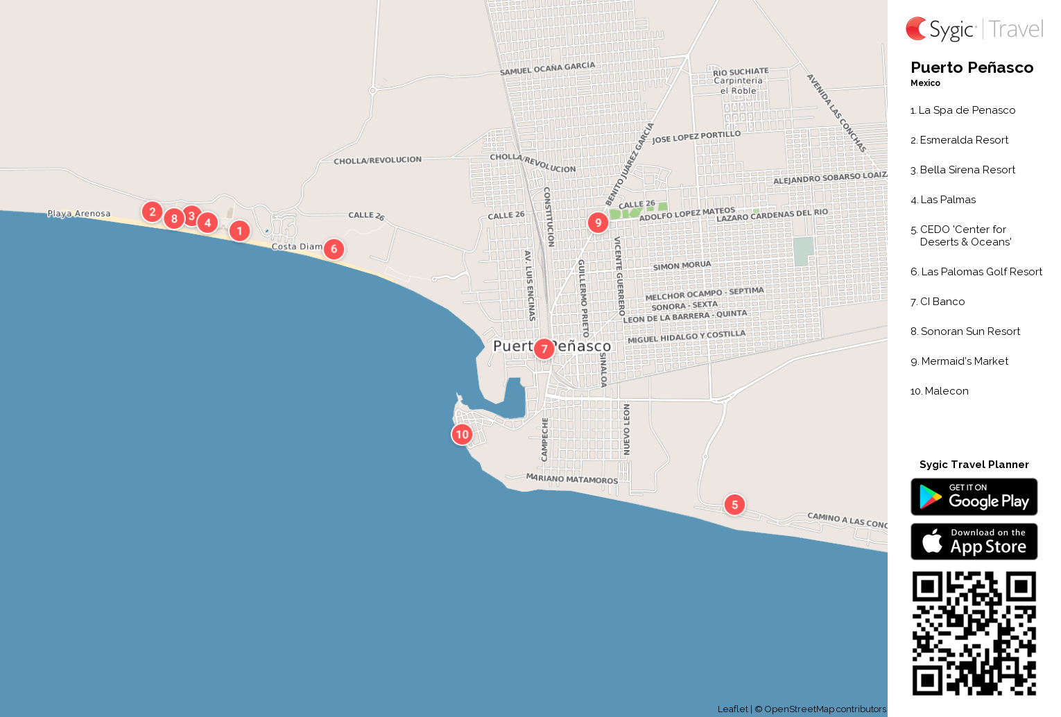 puerto-penasco-printable-tourist-map