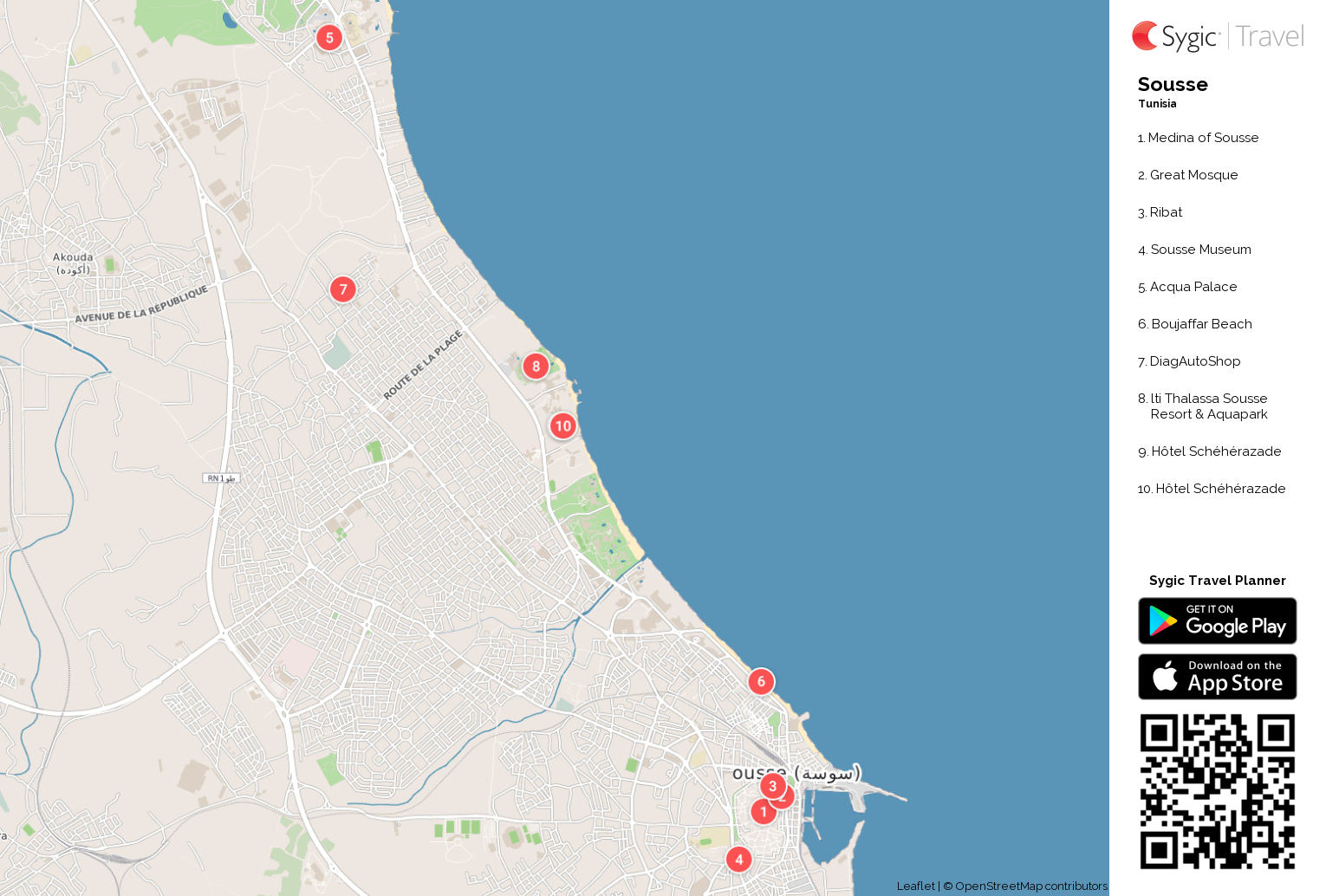 sousse-printable-tourist-map