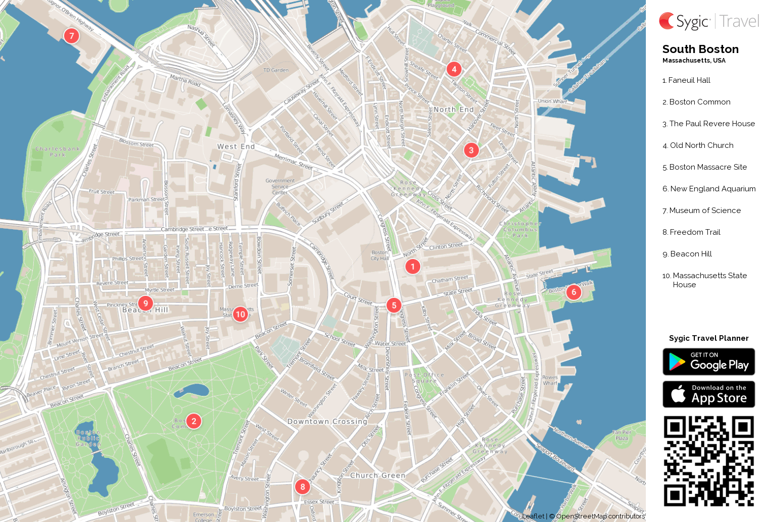 map of south boston South Boston Printable Tourist Map Sygic Travel map of south boston