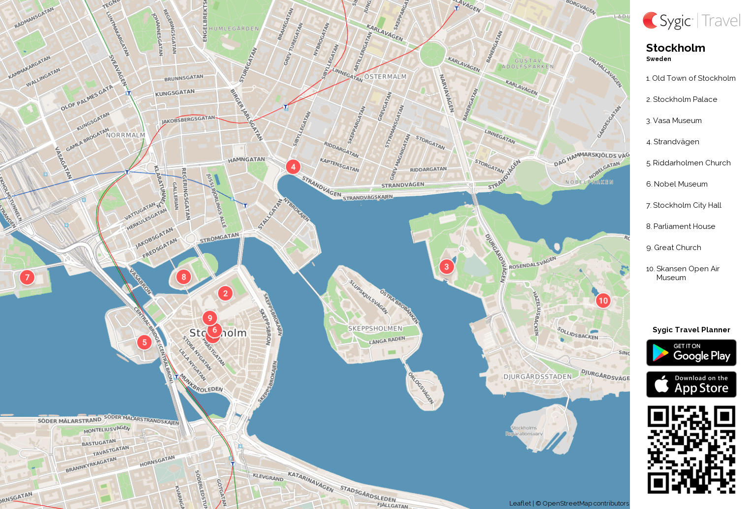 Stockholm Mapa | MAPA