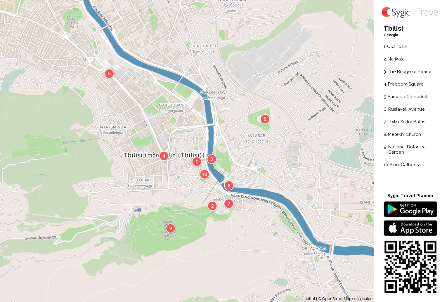 Large Tbilisi Maps for Free Download and Print HighResolution and ...