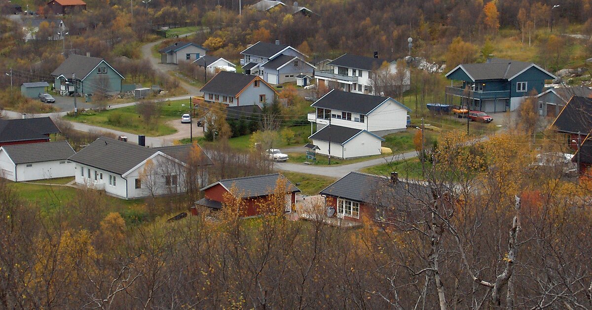 Extreme points of Norway in Vestlandet, Norway Tripomatic