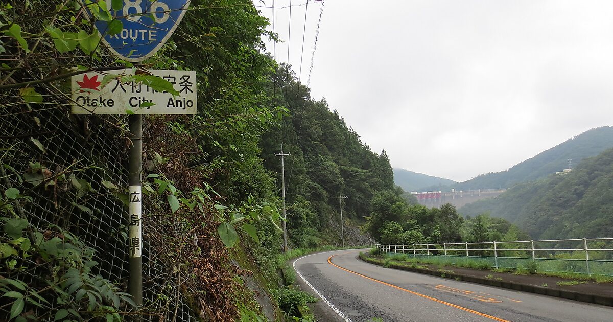 Japan National Route 186 in 本州, Japan Sygic Travel