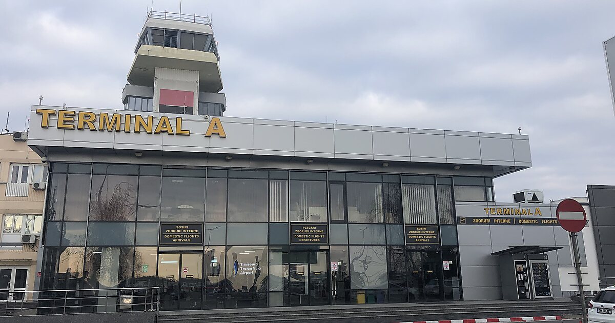Internationaler Flughafen Temeswar Traian Vuia in Temesch, Rumänien