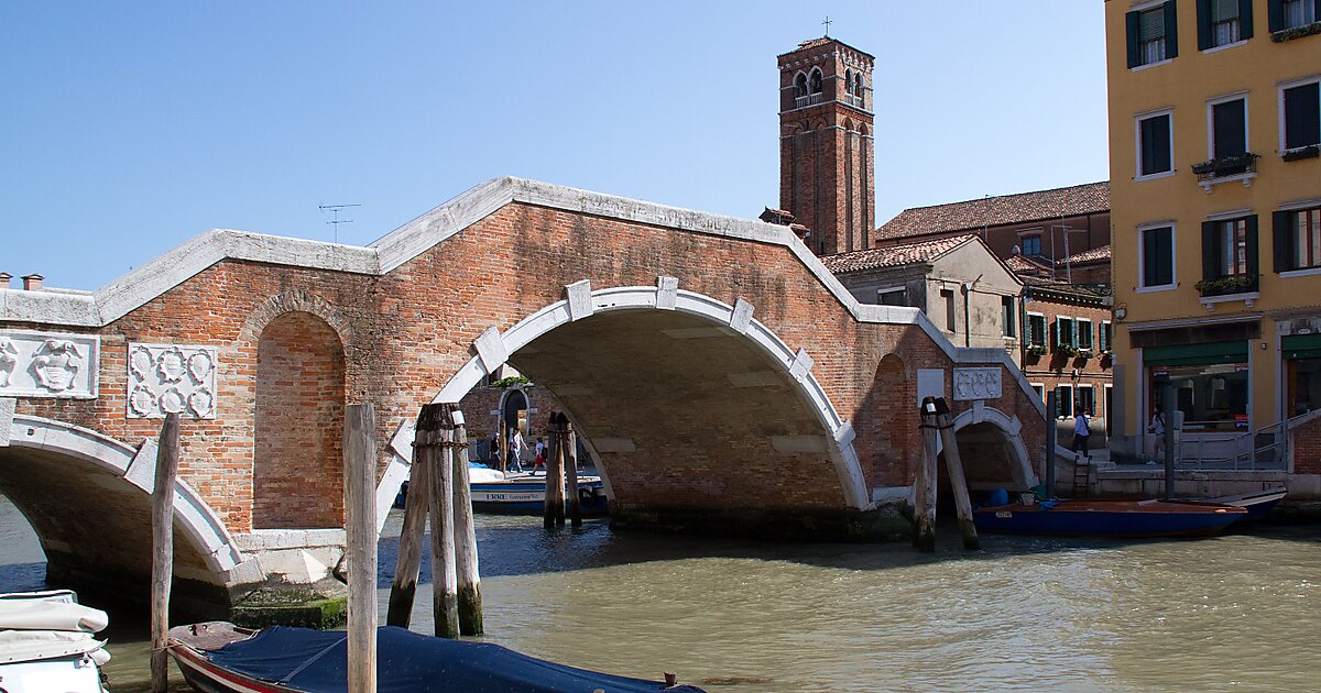 Bridge of the Three Arches in Venice Italy Sygic Travel