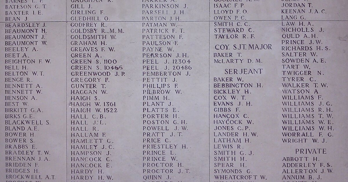 Ploegsteert Memorial To The Missing In Mouscron Belgium Sygic Travel