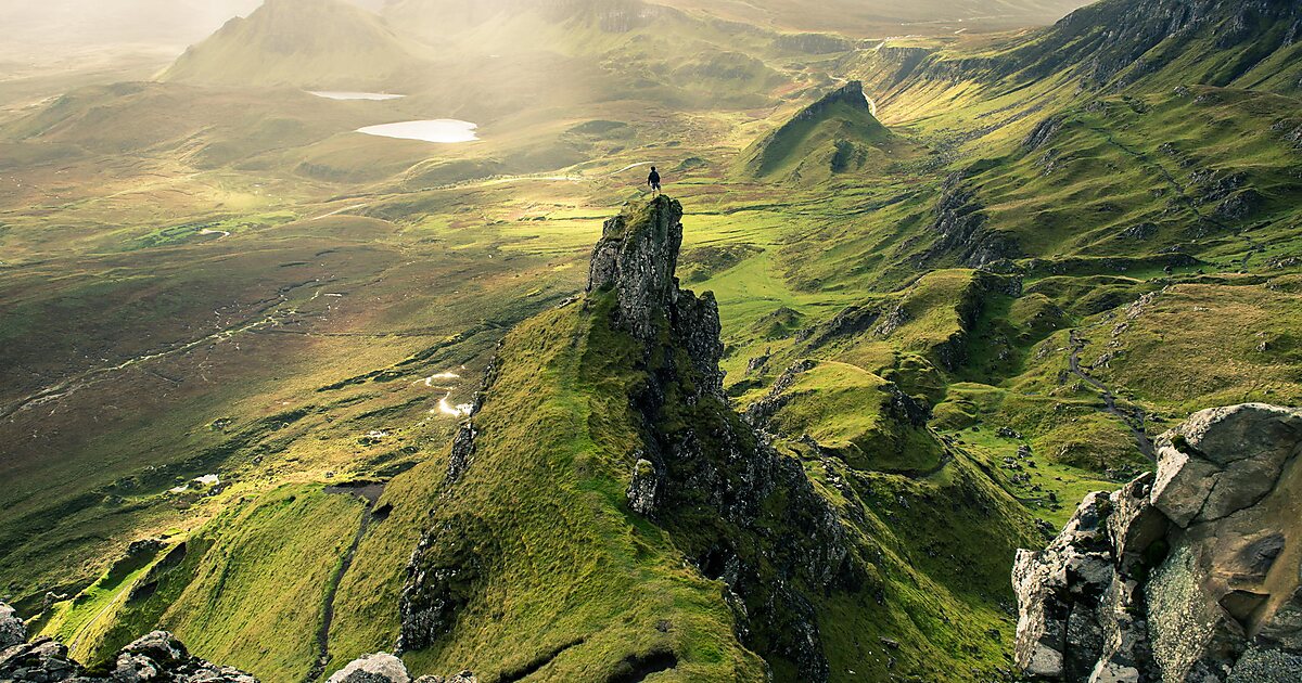 Quiraing in Skye - An t-Eilean Sgitheanach, Vereinigtes Königreich ...