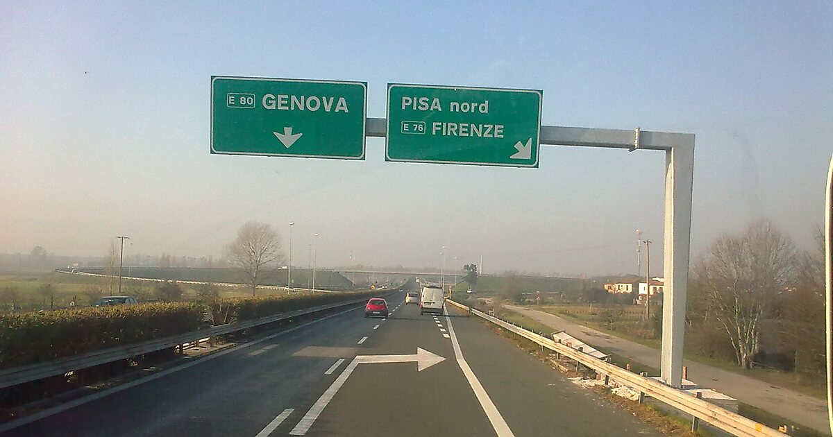 Autostrada A12 in Ladispoli, Italien Sygic Travel
