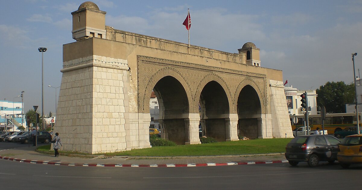 Bab Saadoun in Bab Souika, Tunis, Tunisia Sygic Travel