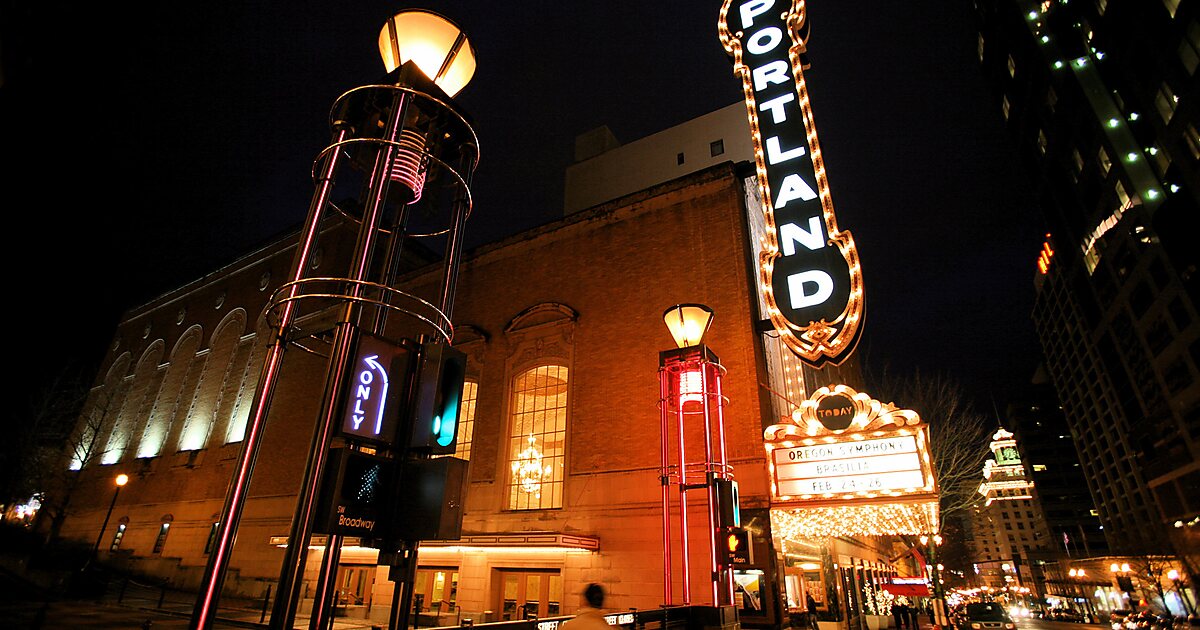 Arlene Schnitzer Concert Hall in Downtown, Portland, Oregon, United