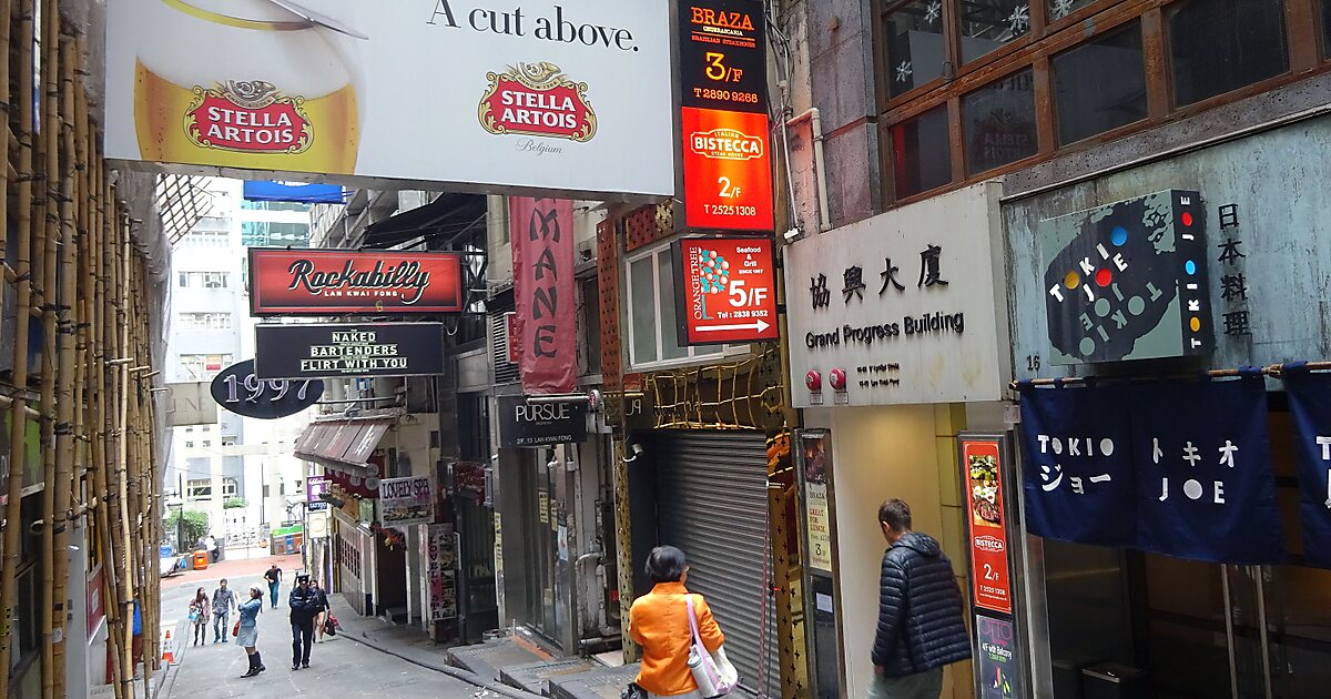 Lan Kwai Fong in Hong Kong, China Sygic Travel