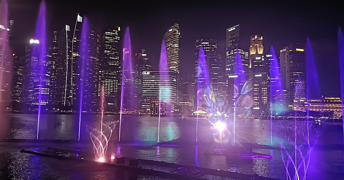 Marina Bay Laser show viewpoint in Downtown Core, Singapore | Tripomatic