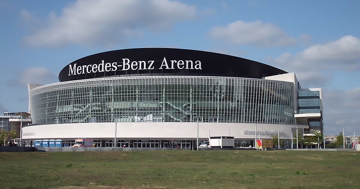 Mercedes Benz Arena Friedrichshain Kreuzberg Berlin Nemecko Sygic Travel