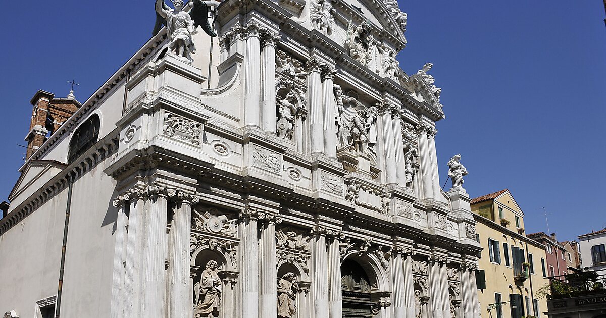 Santa Maria del Giglio o Zobenigo San Marco, Venezia, Italia Sygic