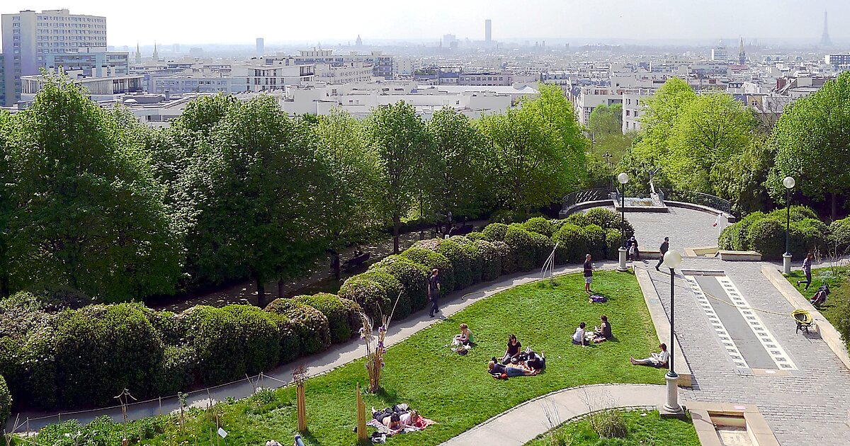 Belleville Park in 20th arrondissement of Paris, France Sygic Travel