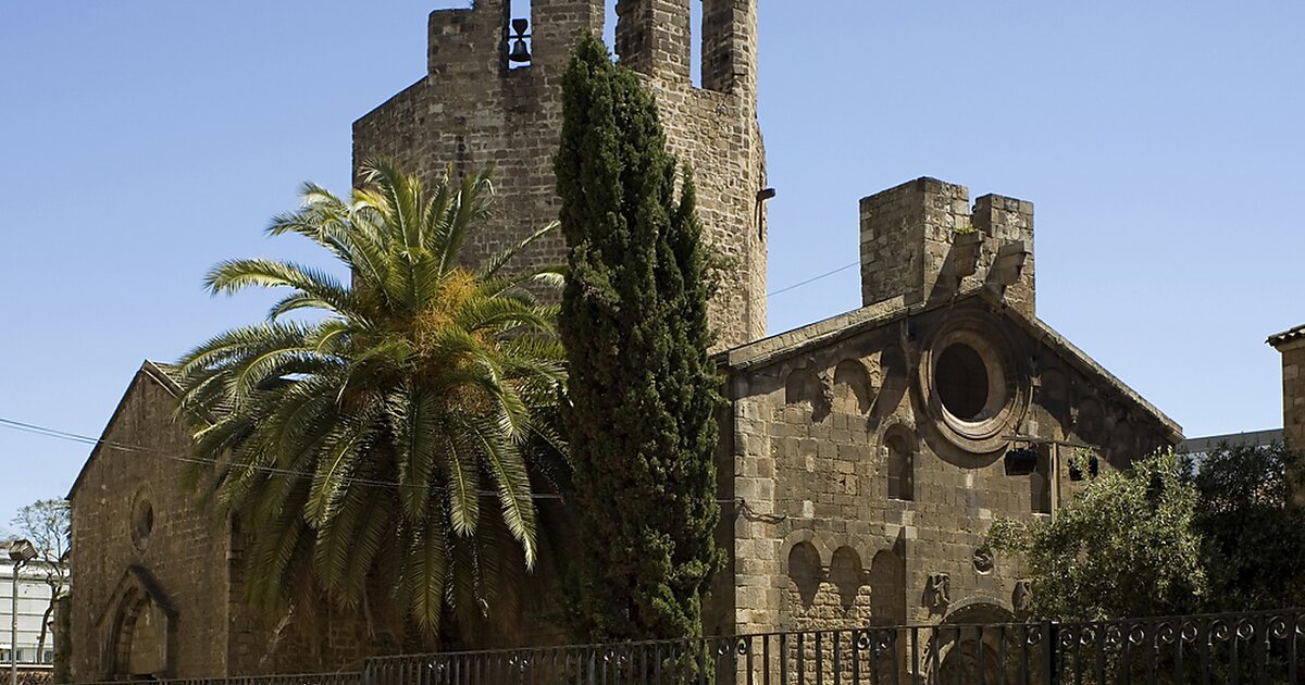 Monasterio de San Pablo del Campo en El Raval, Barcelona, España