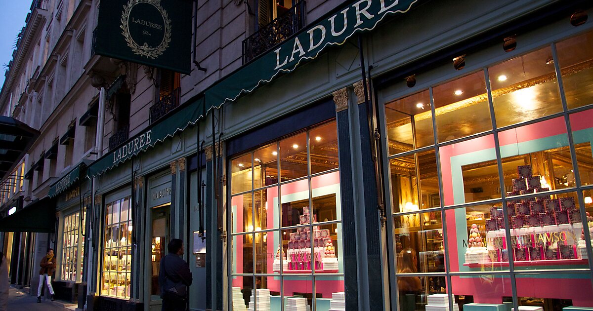 laduree champs elysees map