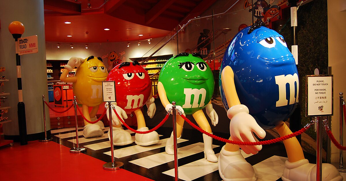 M&M's world London largest candy store in Leicester Square -Sweet
