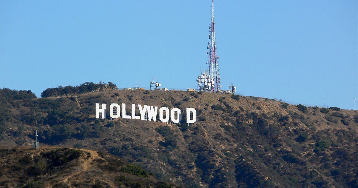 Letreiro de Hollywood em Hollywood Hills, Los Angeles, Estados