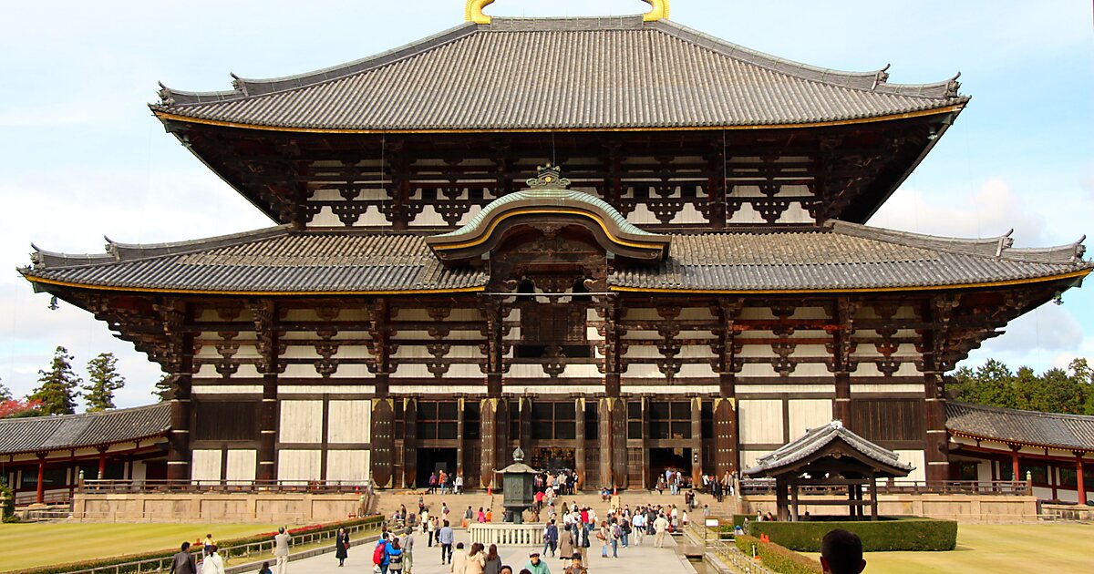 Todai-ji Temple In Nara, Japan 