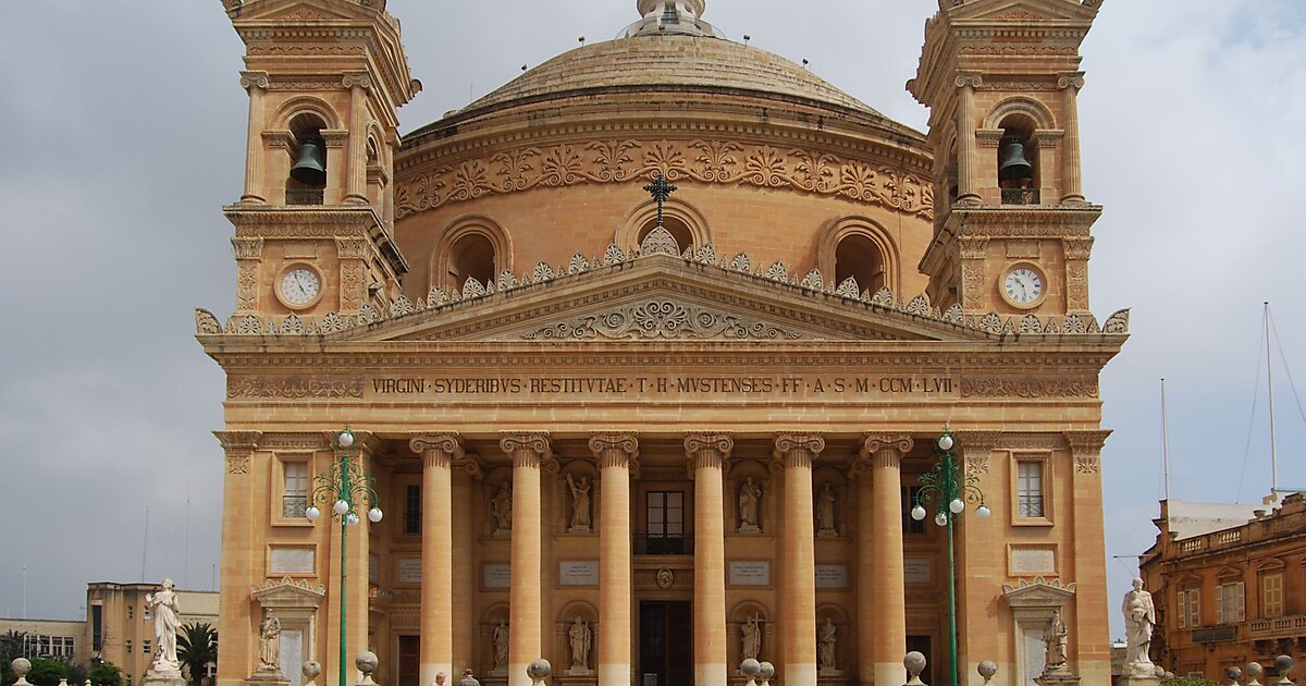 Sanctuaire SainteMariedel'Assomption de Mosta Mosta, Malte Sygic