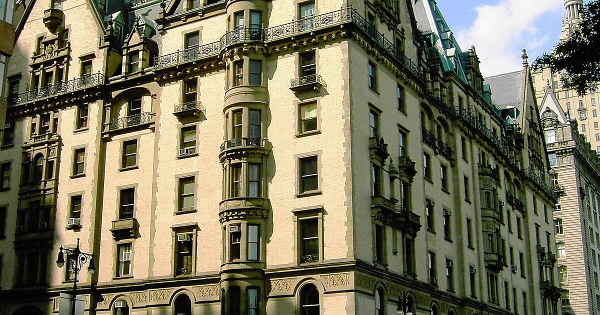 Edifício Dakota em Manhattan, Nova Iorque, Estados Unidos da América ...