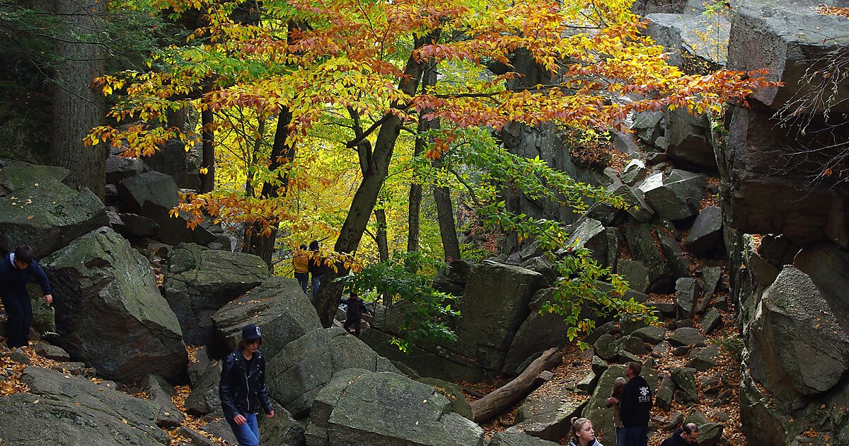 Purgatory Chasm in Sutton, Massachusetts, United States | Tripomatic