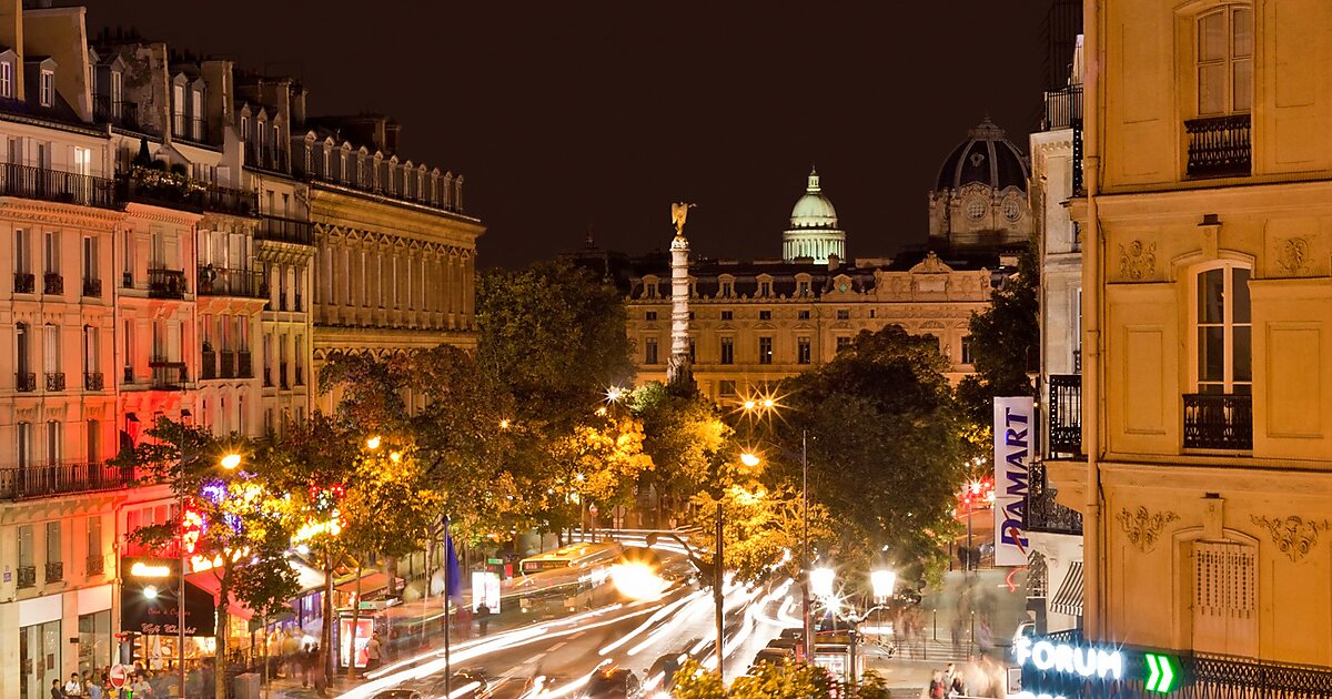 Plaza del Châtelet en 1st arrondissement of Paris, París, Francia