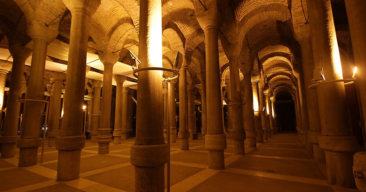 Museo La Cisterna de Binbirdirek en Binbirdirek, Estambul, Türkiye