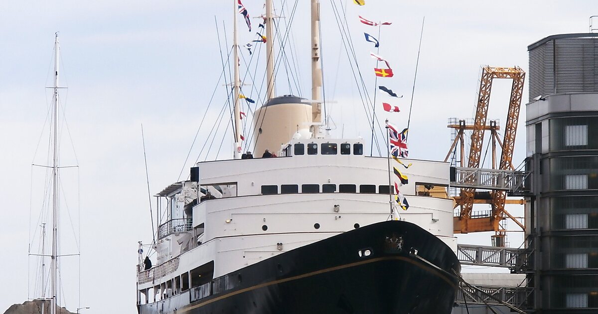 Hmy Britannia In Leith, City Of Edinburgh, Uk 