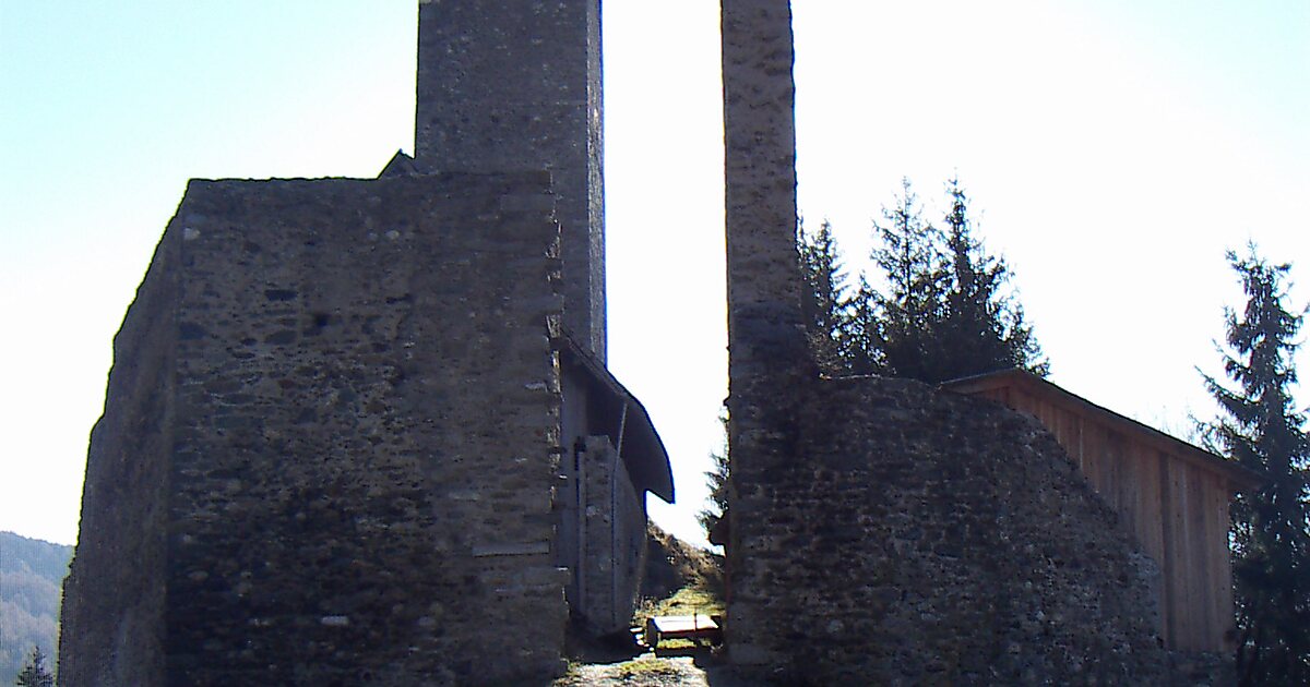 Burgruine Straßberg in Sterzing, Italien Tripomatic