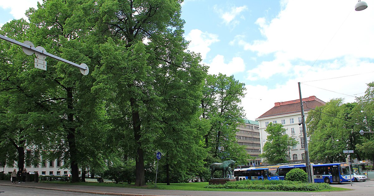 Parc du poulain Kluuvi, Helsinki, Finlande Sygic Travel